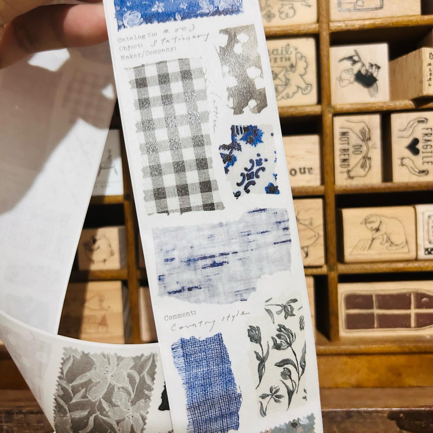Pion Deco 01 Full Roll and Samples Washi Tape