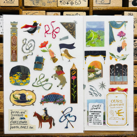 OURS Studio Wayfarer 2 Transfer Sticker Sheet Pack