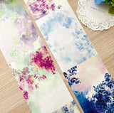 Yinynxn Colorful Forest Sample Big Background Washi Tape