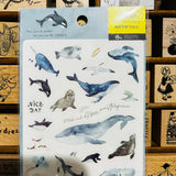 BERG x Pion Whales Walrus and Seals Sticker Sheet
