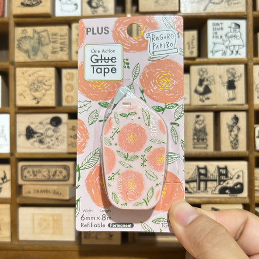 PLUS Glue Tape Limited Pink 6mm x 8m