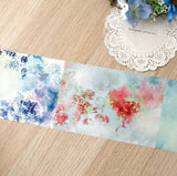 Yinynxn Colorful Forest Sample Big Background Washi Tape