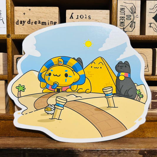Bugcat Capoo Desert Die-cut Postcard