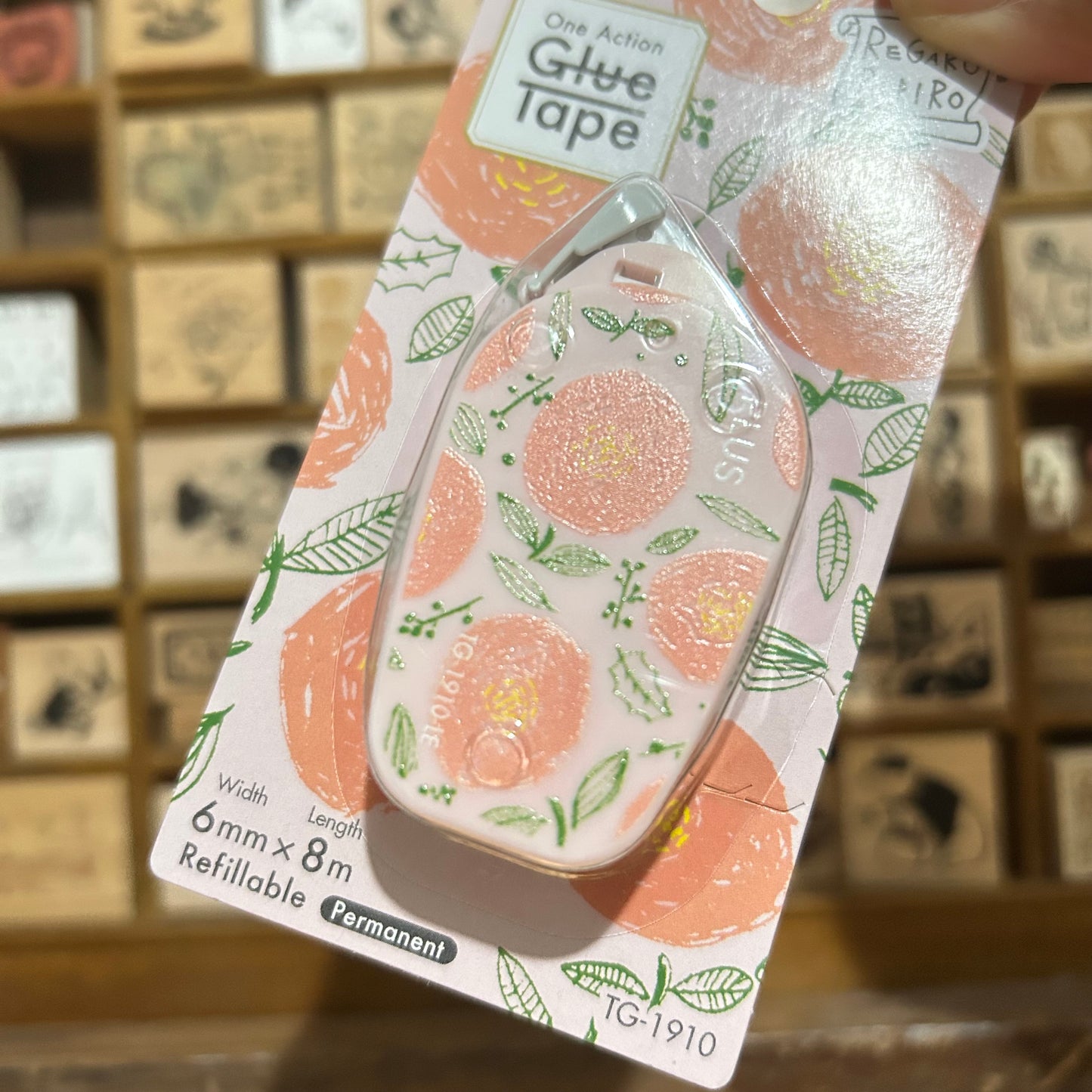 PLUS Glue Tape Limited Pink 6mm x 8m