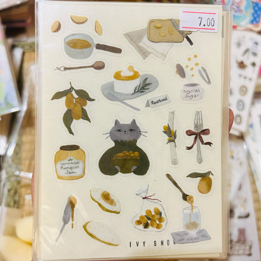 Ivy Snow Kumquat Sticker Sheet