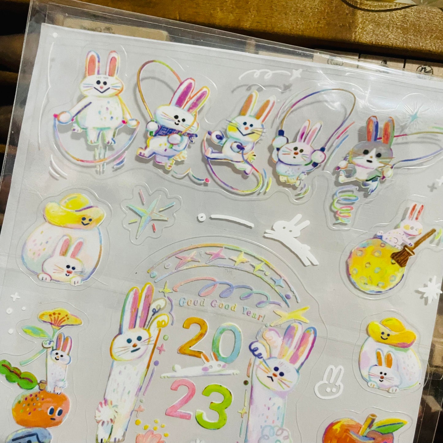 Dayuyoyo Year of the Rabbit A5 Sticker Sheet