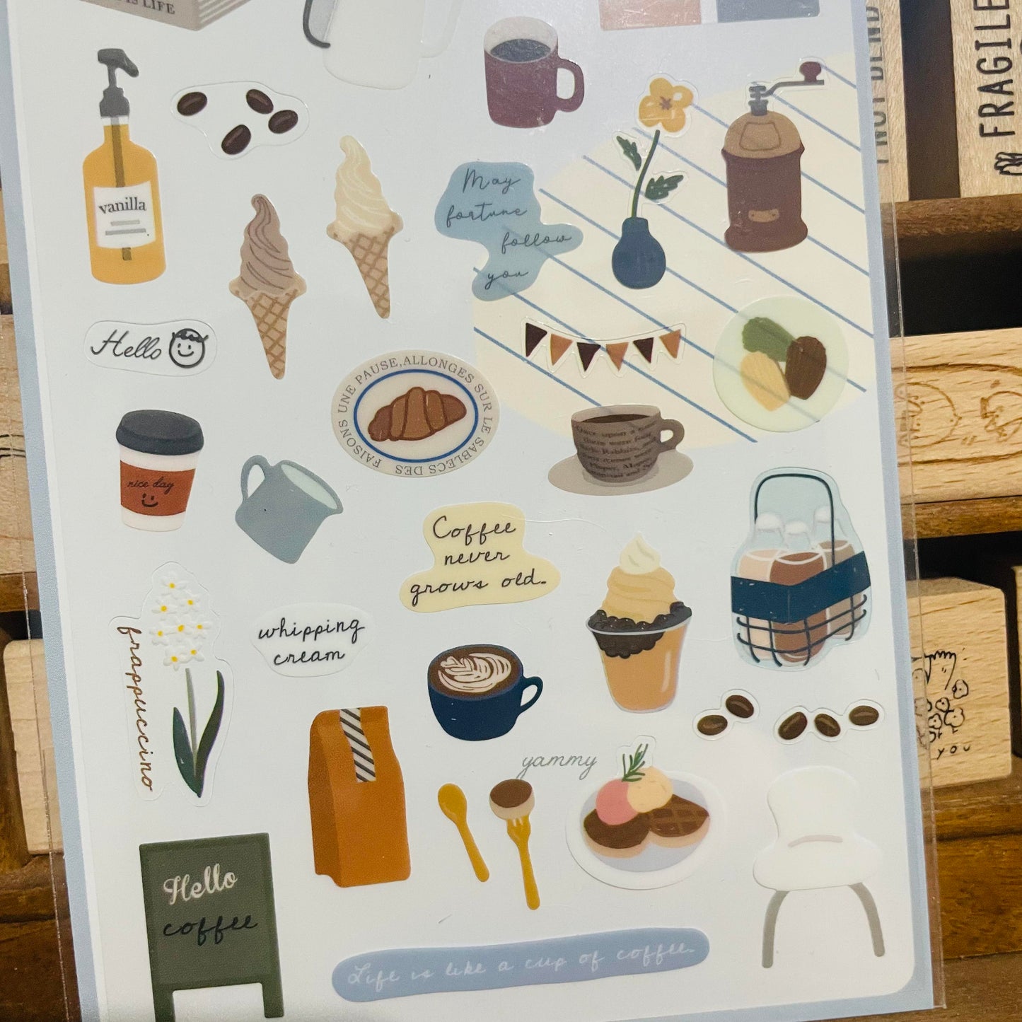 BERG cafe au lait Sticker Sheet