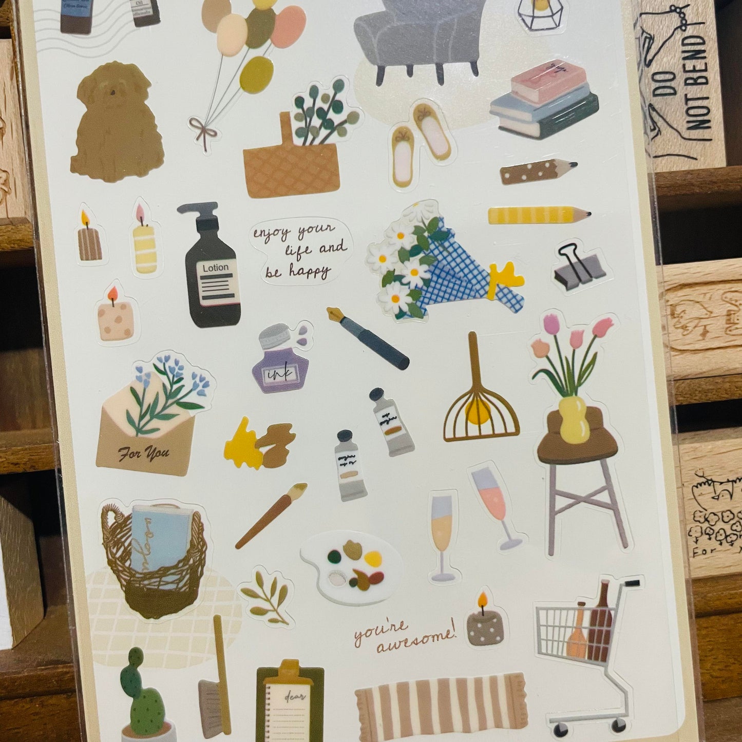 BERG Reste a La Maison Sticker Sheet