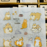 UBEE Shiba Friends Transfer Sticker Sheets