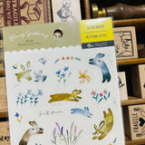 BERG Bunny Gardening Sticker Sheet