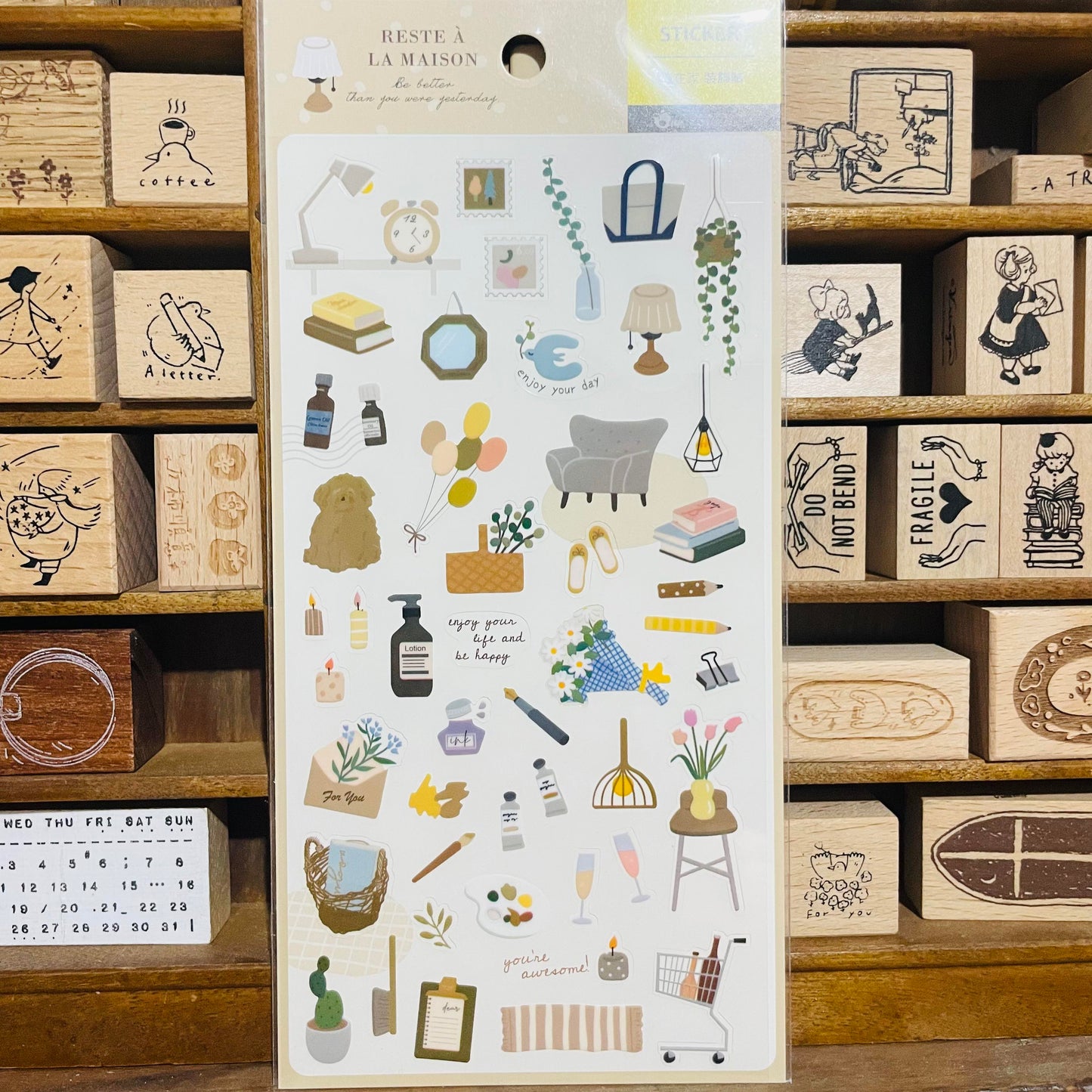 BERG Reste a La Maison Sticker Sheet