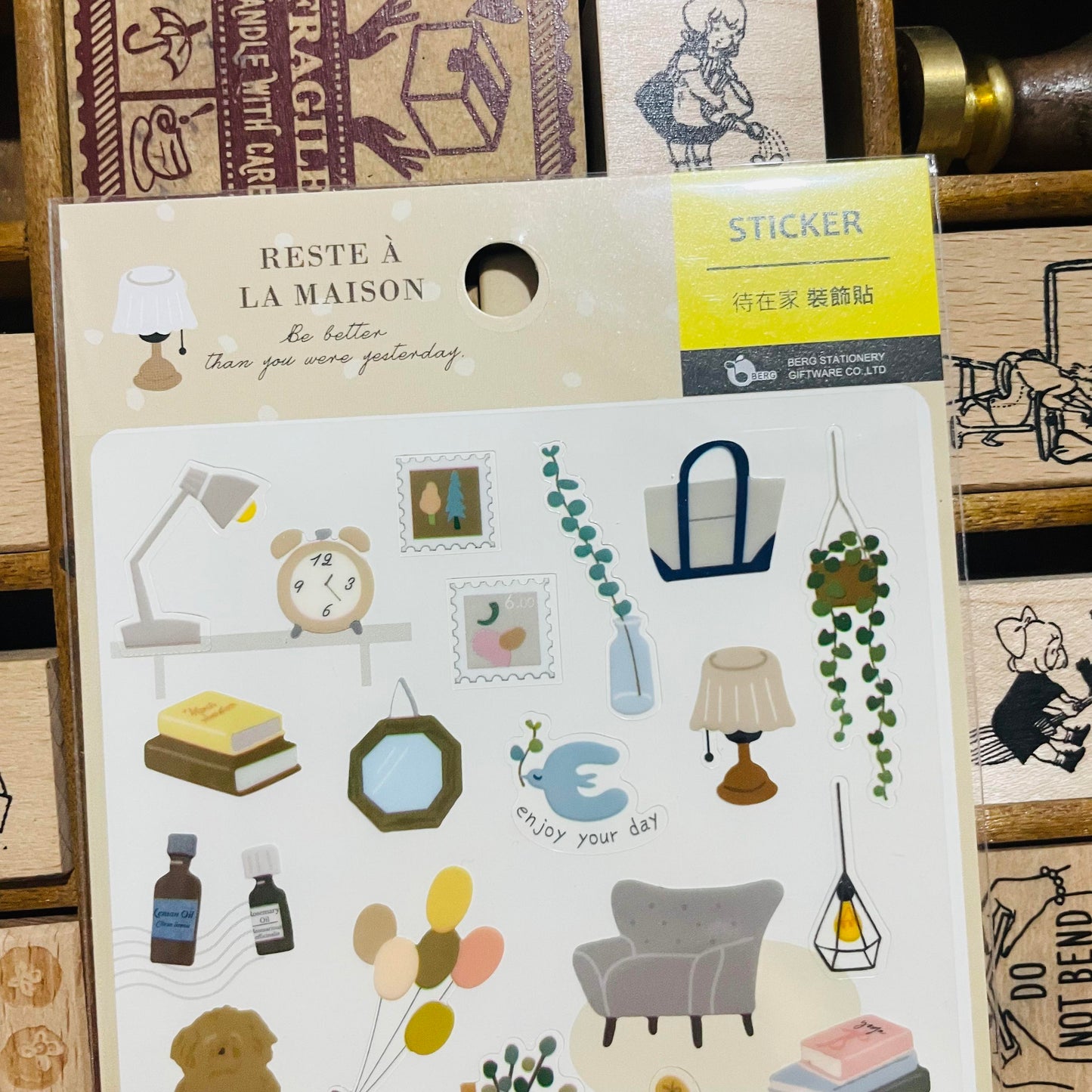 BERG Reste a La Maison Sticker Sheet