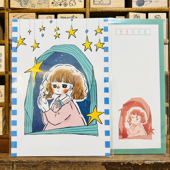 Ann Di Starry Night Wish Postcard