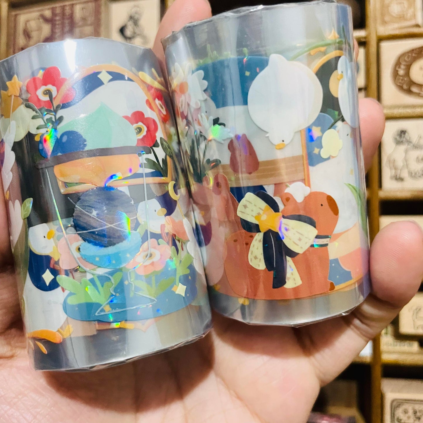 Sky Coffee Once Upon A Time PET Tape Roll and Samples