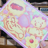 Kitsunebiyori Pink Cookie Box Postcard