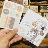 YuYing Postcard Set with Stickers