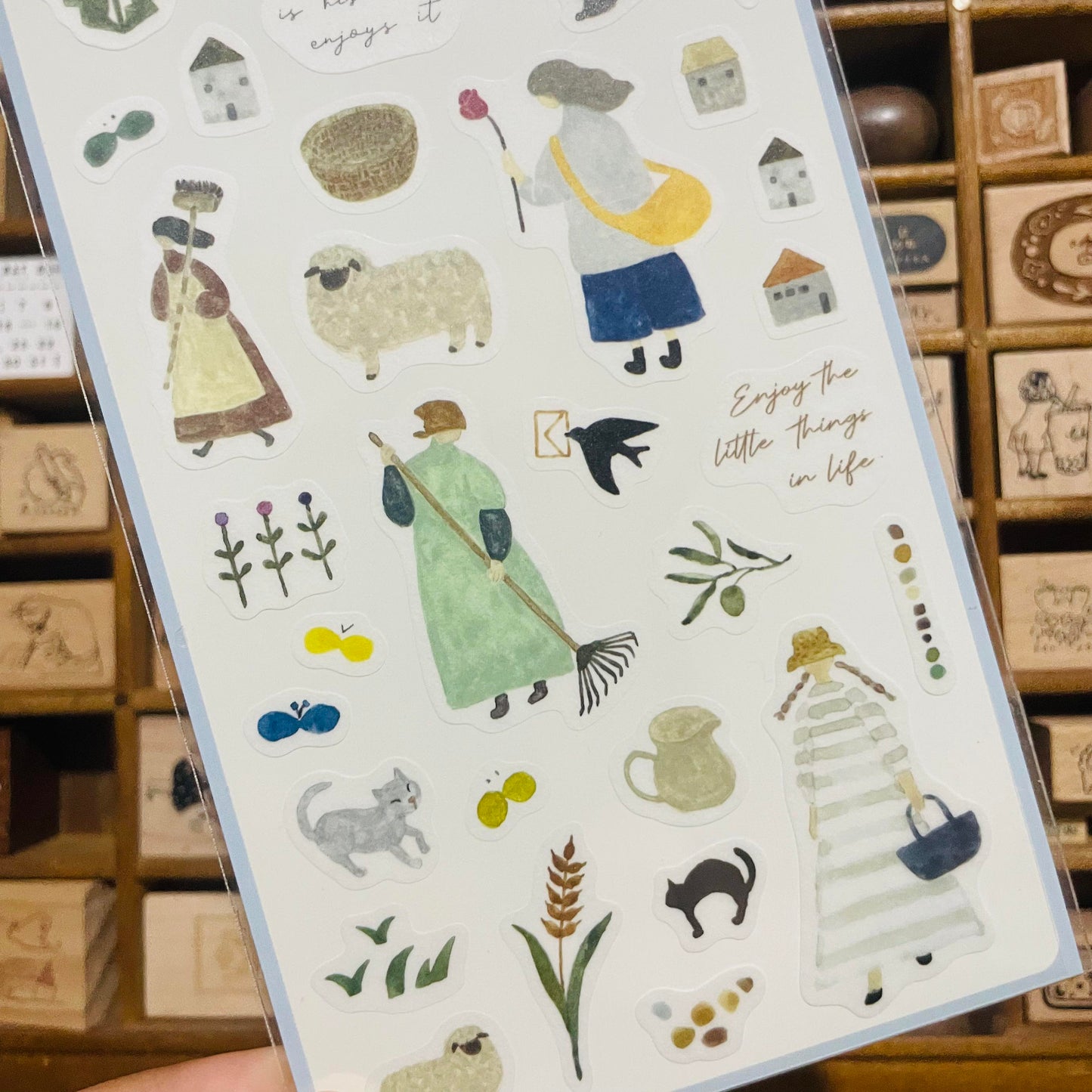 BERG x Pion Countryside Girls Sticker Sheet