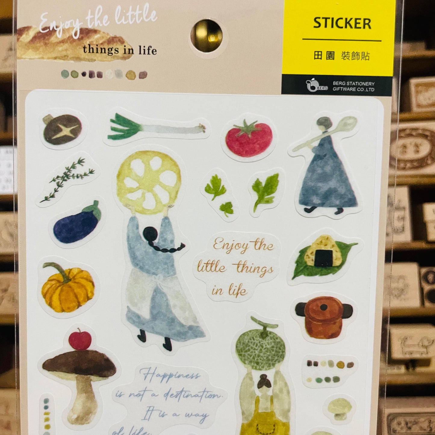 BERG x Pion Gardening Girls Sticker Sheet