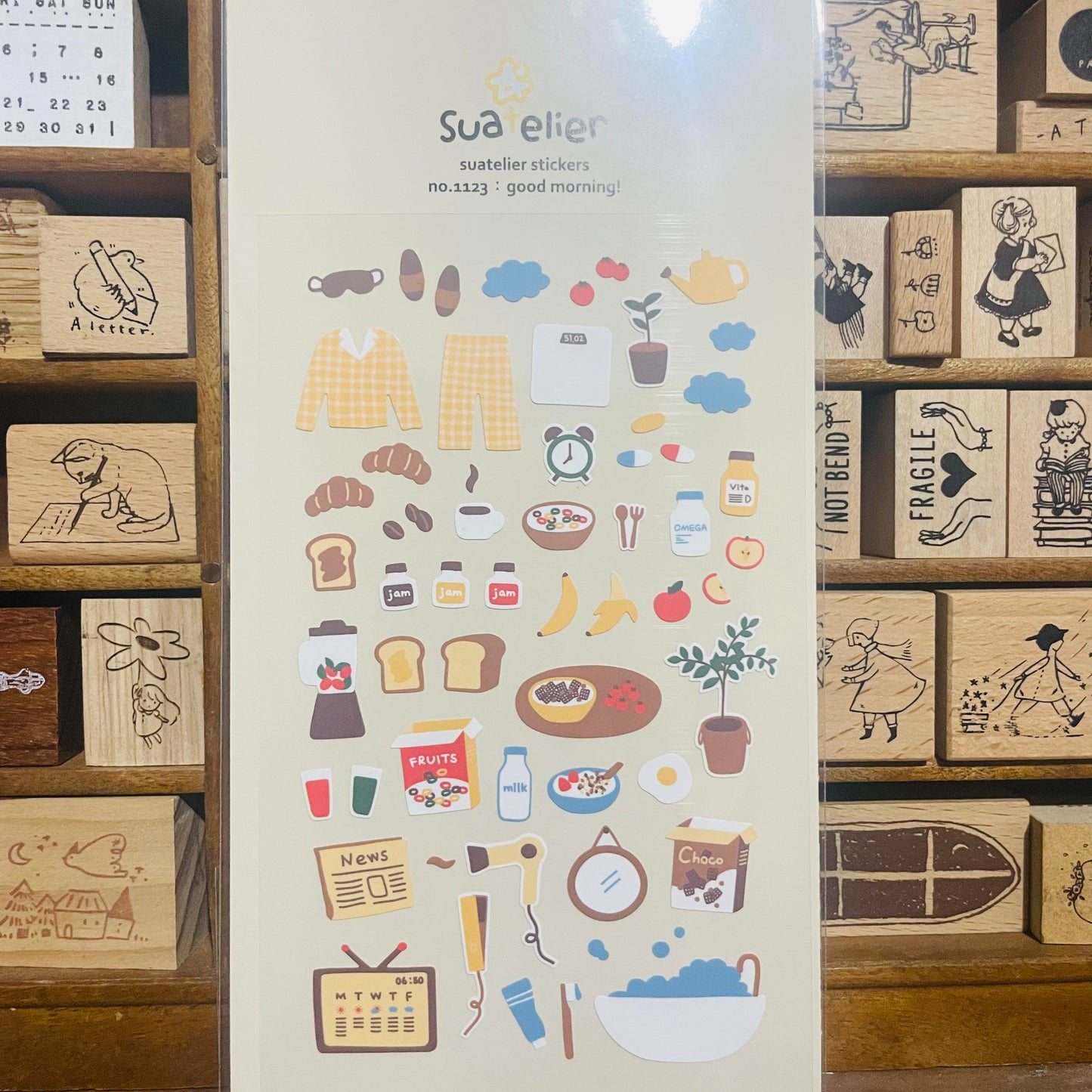 Suatelier Design good morning! sticker sheet