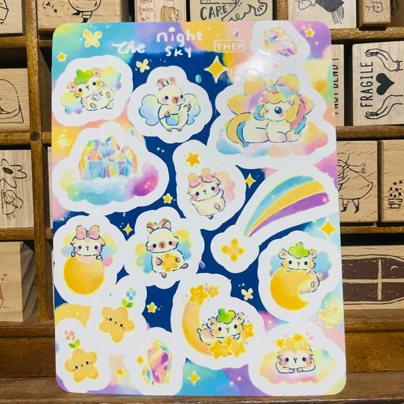 Sumikko Gurashi Sea Animals Sticker Flakes Pack – Tokubetsumemori