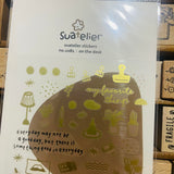 Suatelier Design on the desk sticker sheet