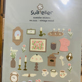 Suatelier Design vintage mood sticker sheet
