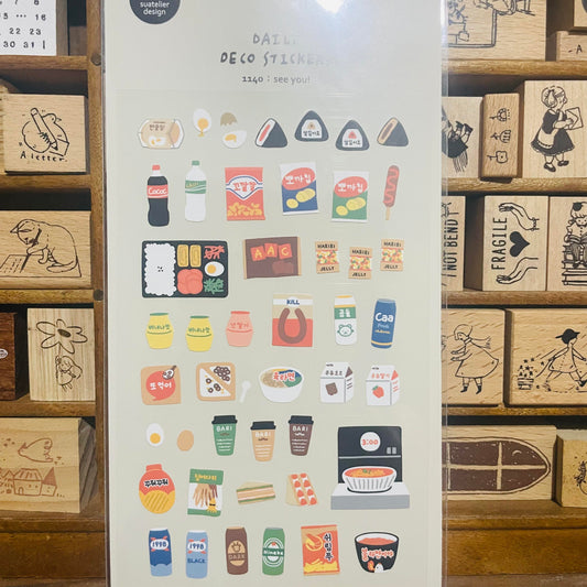 Suatelier Design see you! sticker sheet