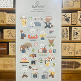 Suatelier Design work and work sticker sheet