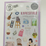 SUNNY Purpe Lifestyle Transparent Sticker Sheet