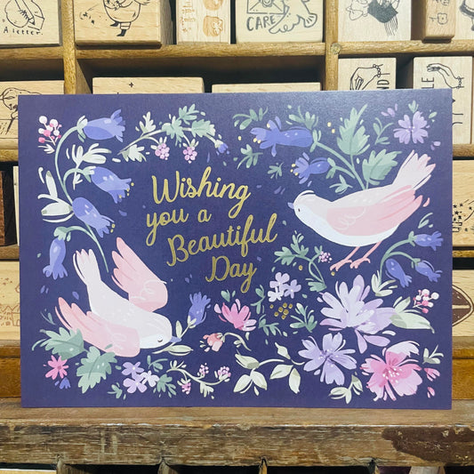 wwiinngg Wishing you a Beautiful Day Postcard