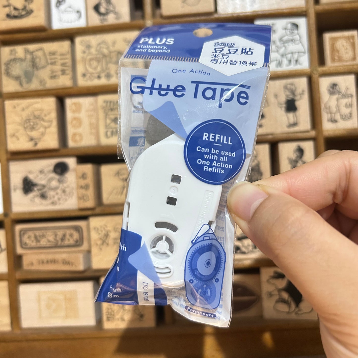 PLUS Glue Tape TG-1910 Refill 6mm x 8m