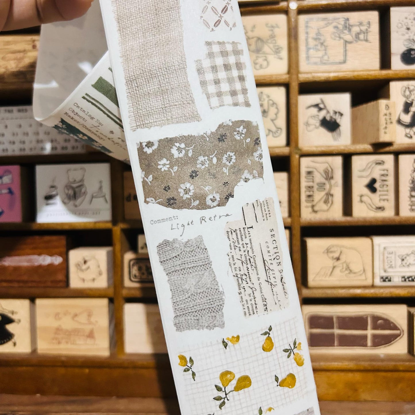 Pion Deco 01 Full Roll and Samples Washi Tape