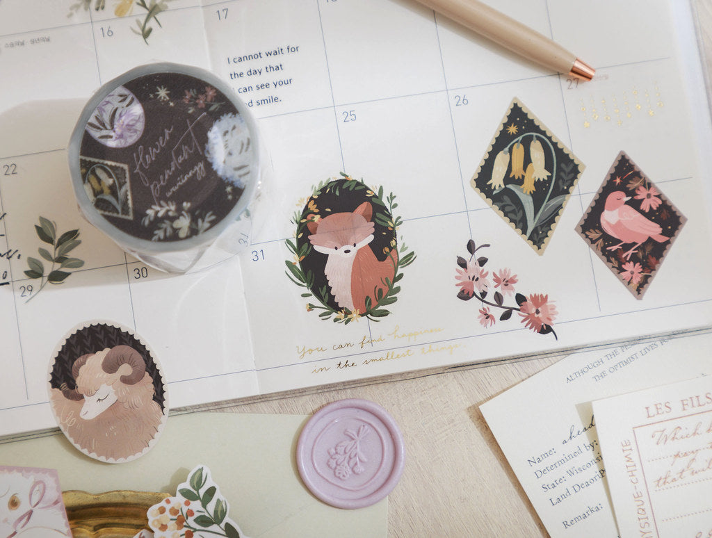[Samples] wwiinngg Flower Pendant PET Tape
