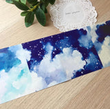 Yinynxn Sea and Sky Sample Big Background Washi Tape