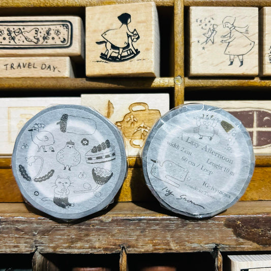 Ivy Snow a lazy afternoon Washi Masking Tape Roll