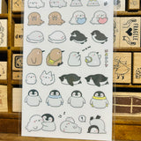 Bread Tree Cold Animals Sticker Sheet Transparent