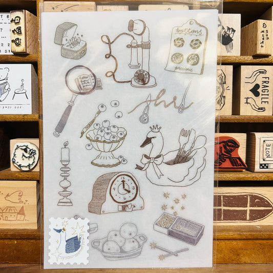Ivy Snow My Precious B Transfer Sticker Sheet Set