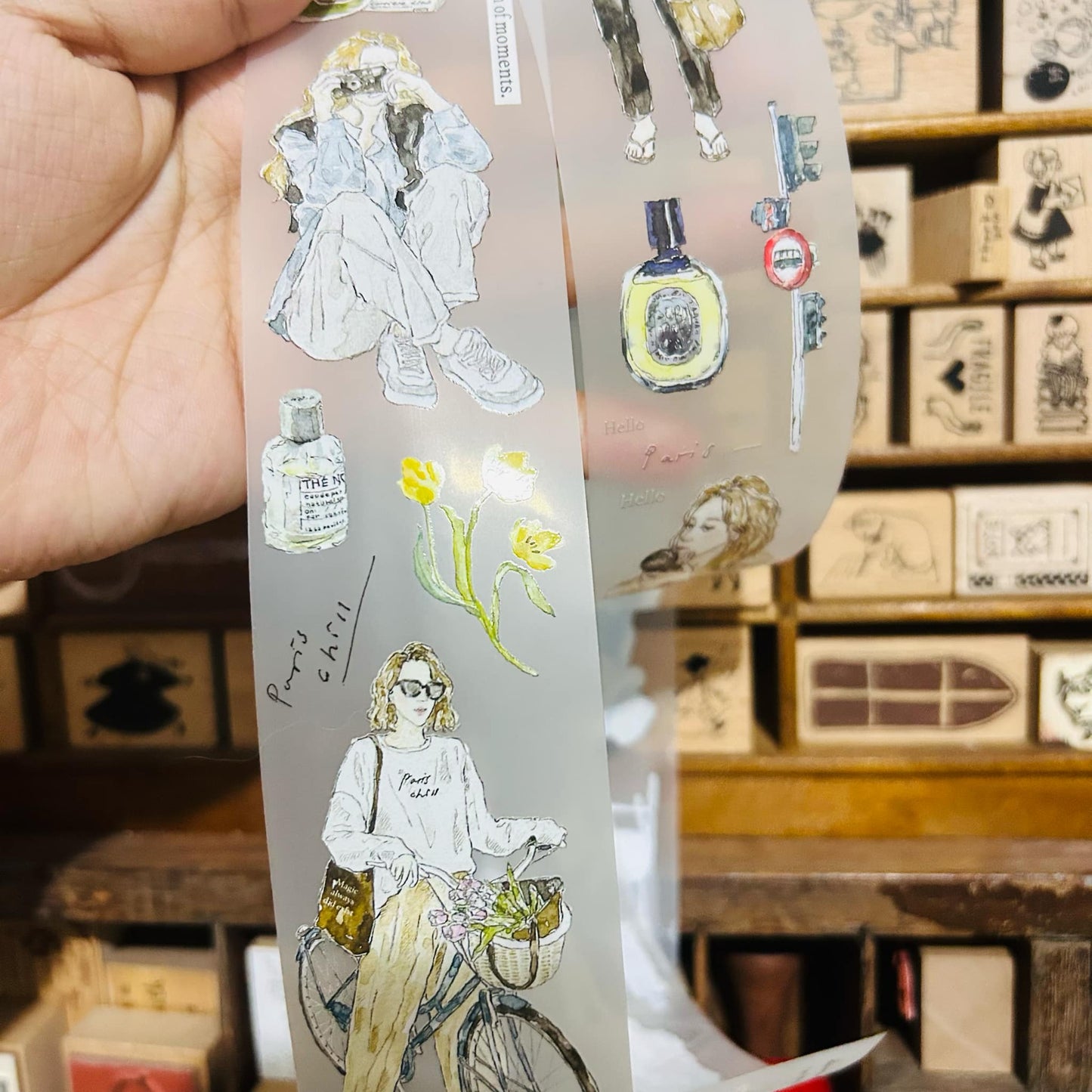 Pion Deco Chill Vol.1 PET Tape Full Roll and Samples