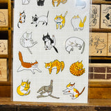 Mia all Cats Transparent Sticker Sheet