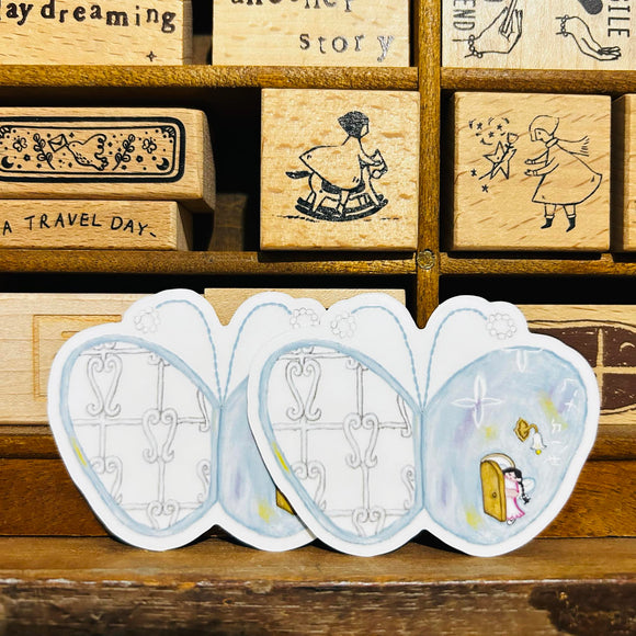 misshoegg Market-only Butterfly Window Sticker