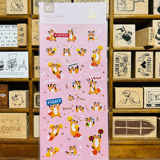 Kitsunebiyori Go go go! Sticker Sheet