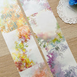 Yinynxn Colorful Forest Sample Big Background Washi Tape