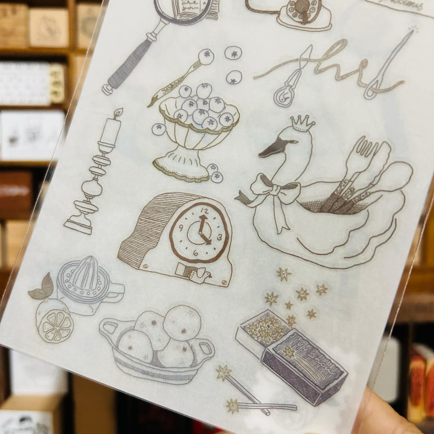 Ivy Snow My Precious B Transfer Sticker Sheet Set