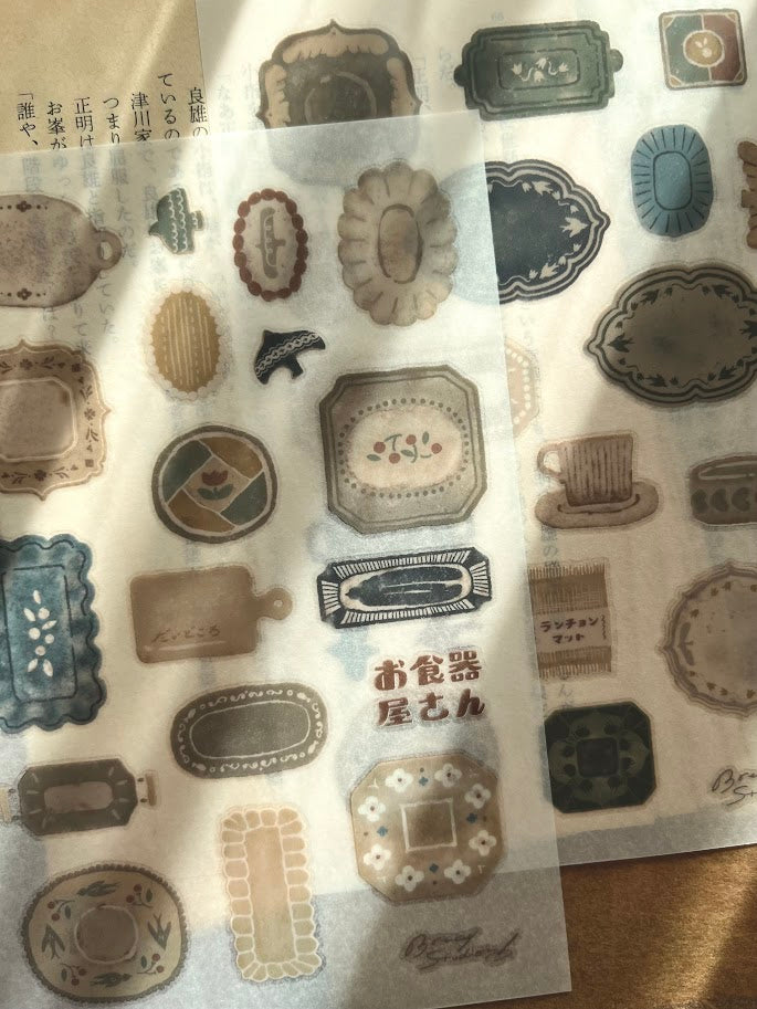 Breezy Studio Plate Shop Transfer Sticker Pack