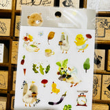 Liang Feng Watercolor Quack! Transparent Sticker Sheet