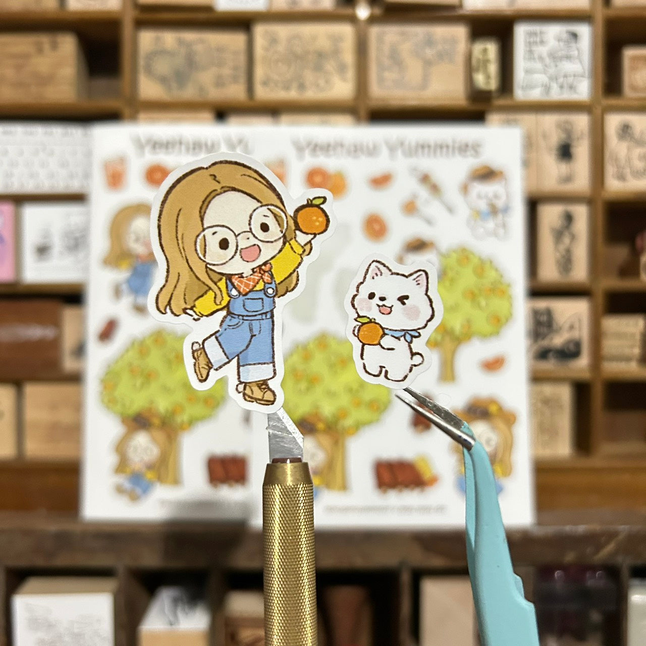 Tokubetsumemori x mou mou do Yeehaw Yummies Sticker