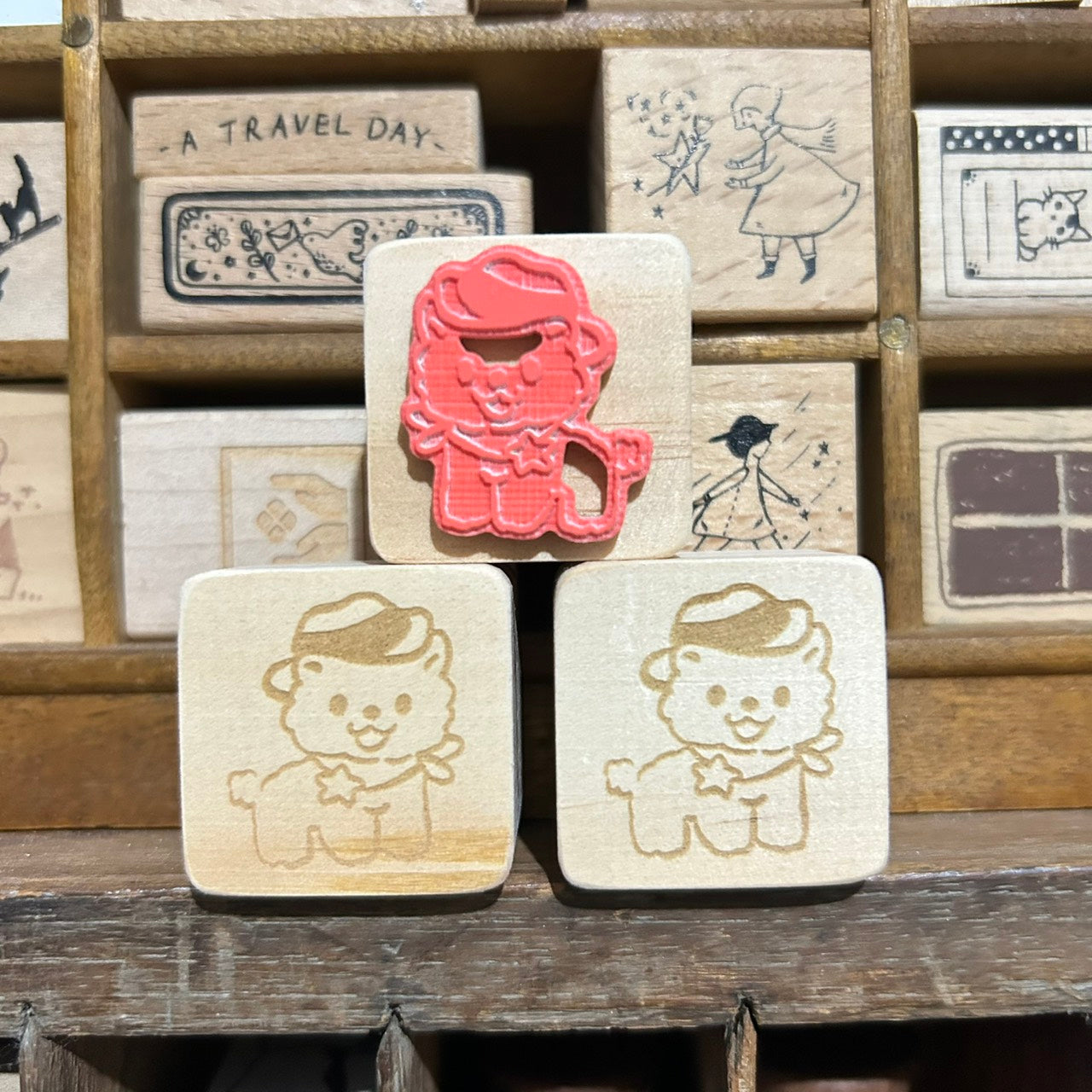 Tokubetsumemori x mou mou Howdy Doggo Stamp