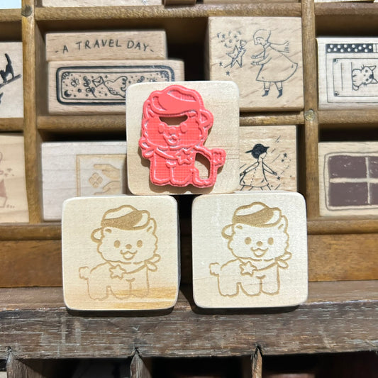 Tokubetsumemori x mou mou Howdy Doggo Stamp
