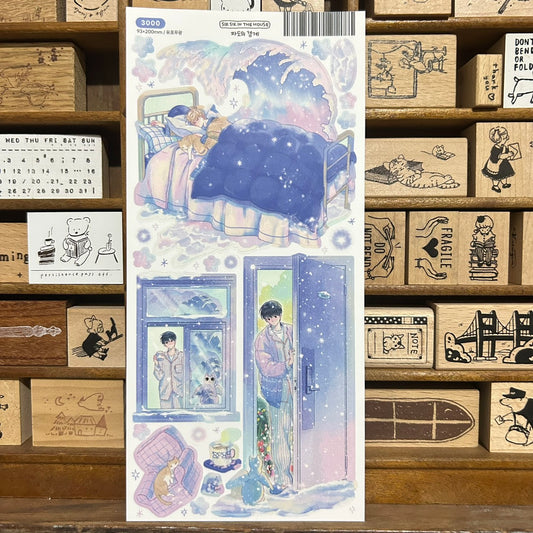 Sik Sik Snow Dream Sticker Sheet