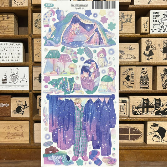 Sik Sik Bedtime Sticker Sheet